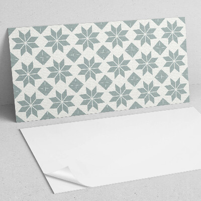 Vinyl wandpaneel Geometrische bloemenpatronen