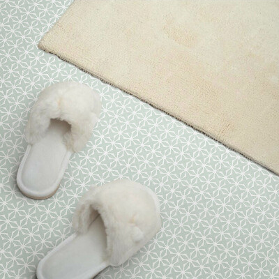 Vinyl wandbekleding Geometrisch bloemenpatroon