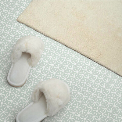 Vinyl wandbekleding Geometrisch bloemenpatroon