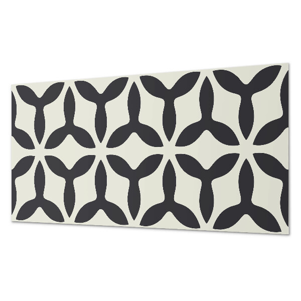 Pvc wandpaneel Stijlvol patroon met vinnen