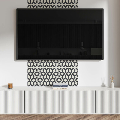 Pvc wandpaneel Stijlvol patroon met vinnen