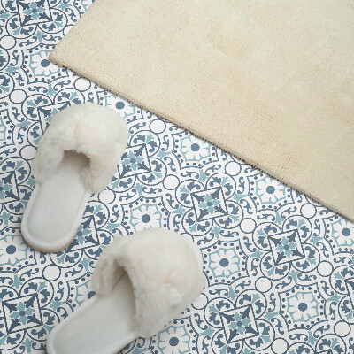 Vinyl wandbekleding Plantenpatroon in ornamenten