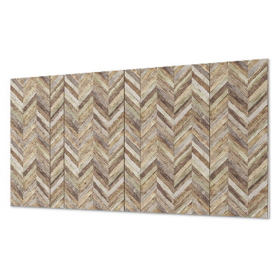 Vinyl wandpaneel Visgraatpatroon van planken