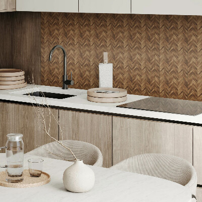 Pvc wandpaneel Visgraatpatroon