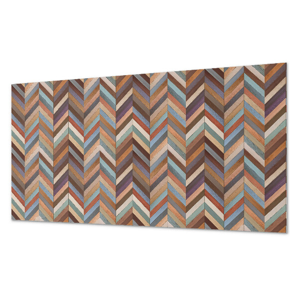 Vinyl wandpaneel Visgraat houtpatroon