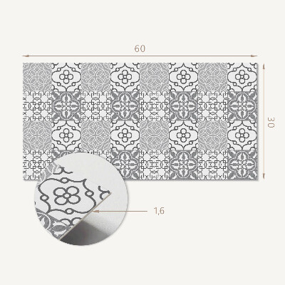 Pvc wandpaneel Geometrische patronen in de lay-out