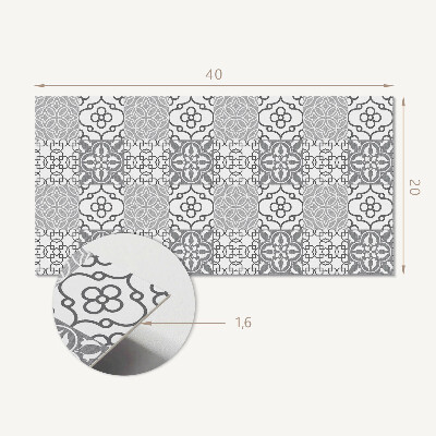 Pvc wandpaneel Geometrische patronen in de lay-out