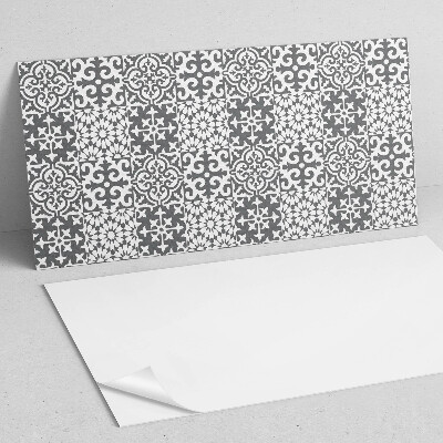 Vinyl wandbekleding Decoratieve patronen op tegels