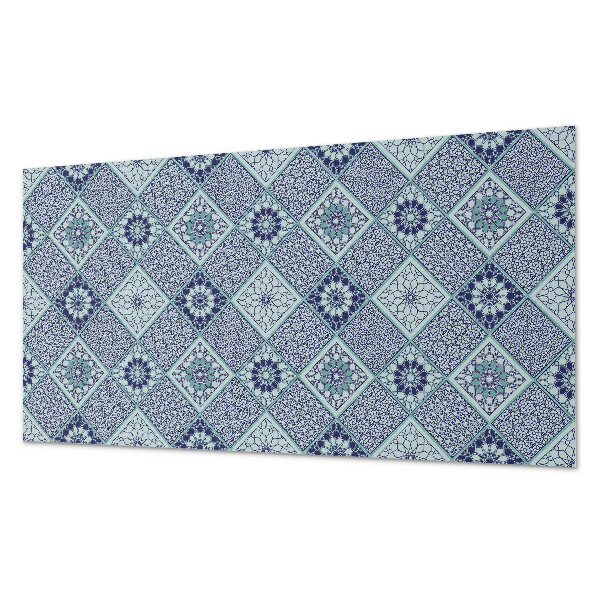 Vinyl wandbekleding Geometrische patronen in mozaïek