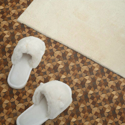 Vinyl wandbekleding Geometrisch houtpatroon