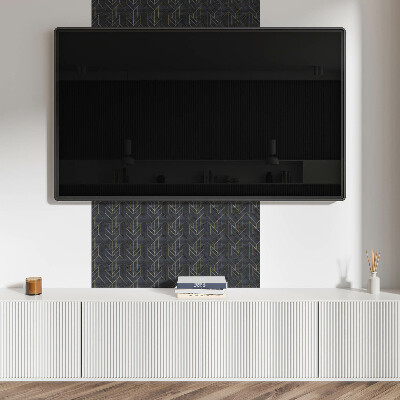 Pvc wandpaneel Geometrie van lijnen en vormen