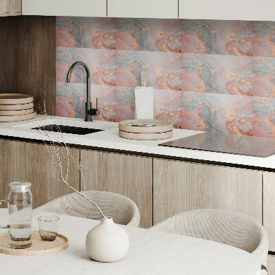 Vinyl wandpaneel Abstract harspatroon