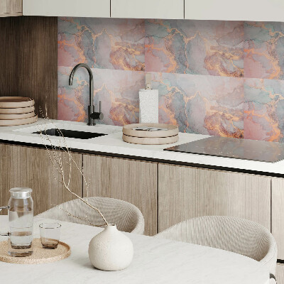 Vinyl wandpaneel Abstract harspatroon