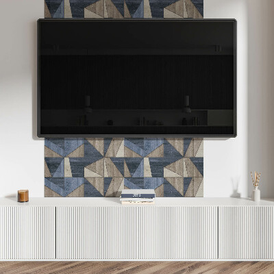 Vinyl wandbekleding Abstract geometrisch patroon