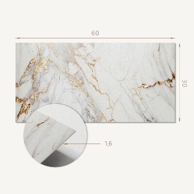 Vinyl wandbekleding Elegant marmer met aderen