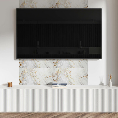 Vinyl wandbekleding Elegant marmer met aderen