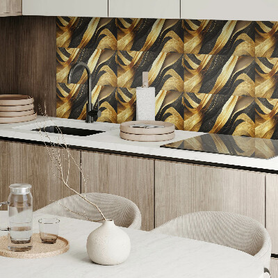 Vinyl wandpaneel Golven van texturen en patronen