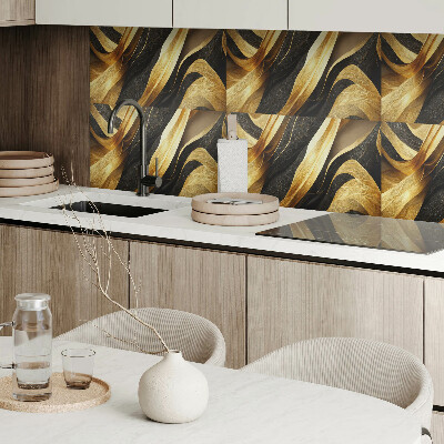 Vinyl wandpaneel Golven van texturen en patronen