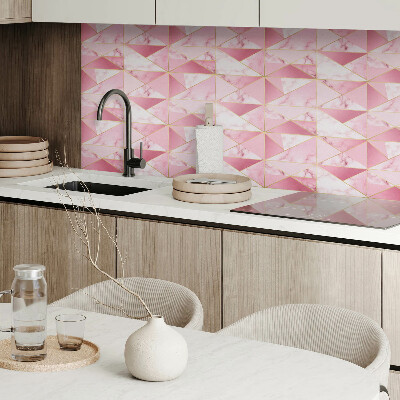 Pvc wandpaneel Geometrische patronen met knikkers