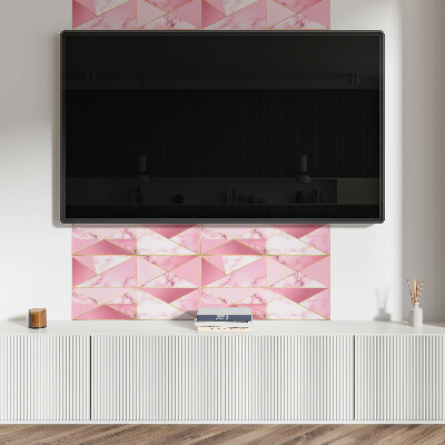 Pvc wandpaneel Geometrische patronen met knikkers