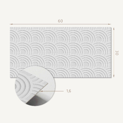 Pvc wandpaneel Golvend boogpatroon