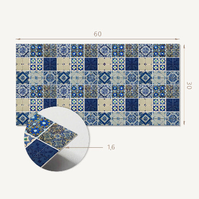 Vinyl wandbekleding Mozaïek tegelpatroon