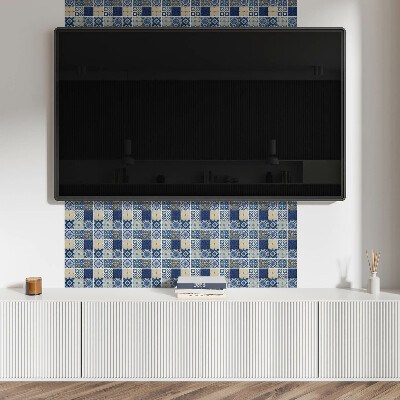 Vinyl wandbekleding Mozaïek tegelpatroon