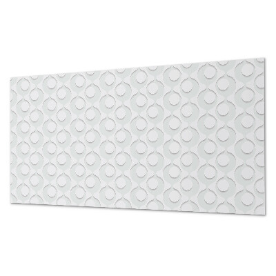 Vinyl wandpaneel Golven met cirkels op de achtergrond