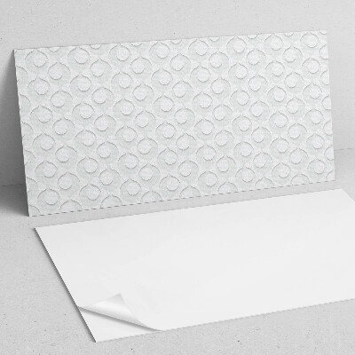 Vinyl wandpaneel Golven met cirkels op de achtergrond