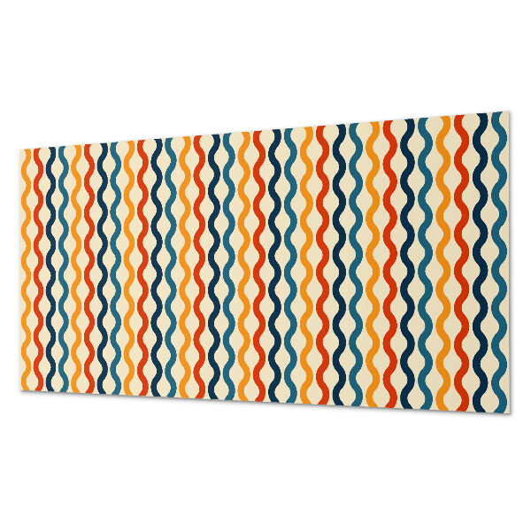 Vinyl wandbekleding Golven in een ritmisch patroon