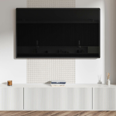 Vinyl wandpaneel Golven in een delicaat patroon