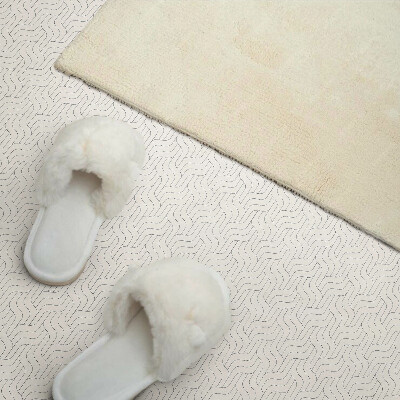 Vinyl wandpaneel Golven in een delicaat patroon