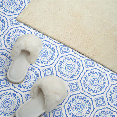 Pvc wandpaneel Bloemenpatroon in cirkels