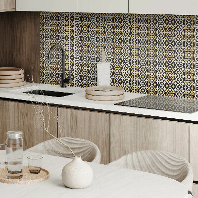 Vinyl wandpaneel Geometrische patronen op de achtergrond