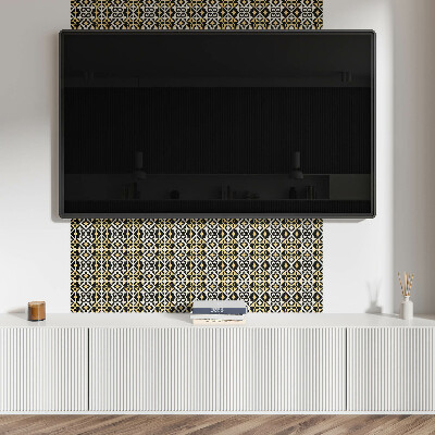 Vinyl wandpaneel Geometrische patronen op de achtergrond