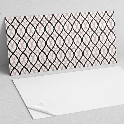 Vinyl wandbekleding Golvend lijnpatroon