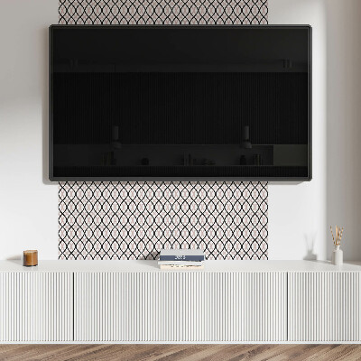 Vinyl wandbekleding Golvend lijnpatroon