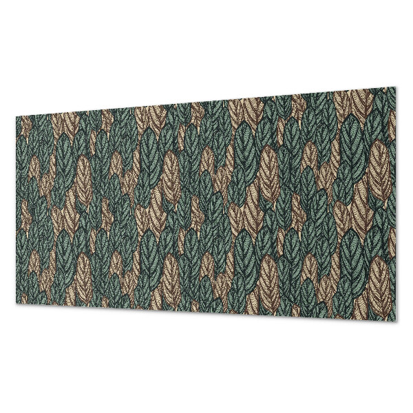 Vinyl wandpaneel 2D bladpatroon