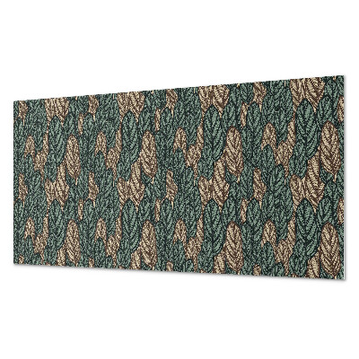 Vinyl wandpaneel 2D bladpatroon