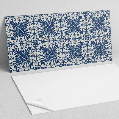 Vinyl wandpaneel Bloemenpatroon op de achtergrond