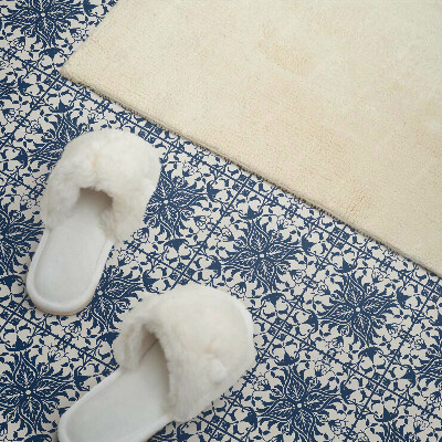 Vinyl wandpaneel Bloemenpatroon op de achtergrond