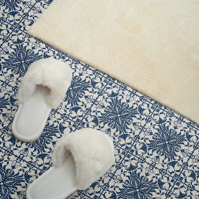 Vinyl wandpaneel Bloemenpatroon op de achtergrond