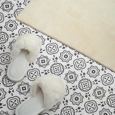 Vinyl wandbekleding Geometrische patronen in vierkanten