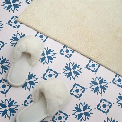 Vinyl wandpaneel Bloemenpatroon met bladeren