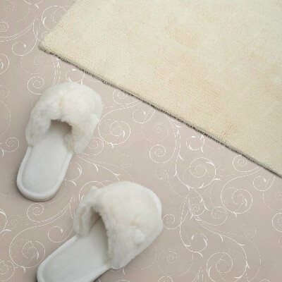 Pvc wandpaneel Delicate spiralen en bladeren