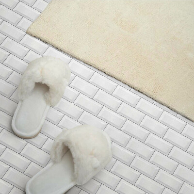 Vinyl wandbekleding Tegels in een baksteenopstelling