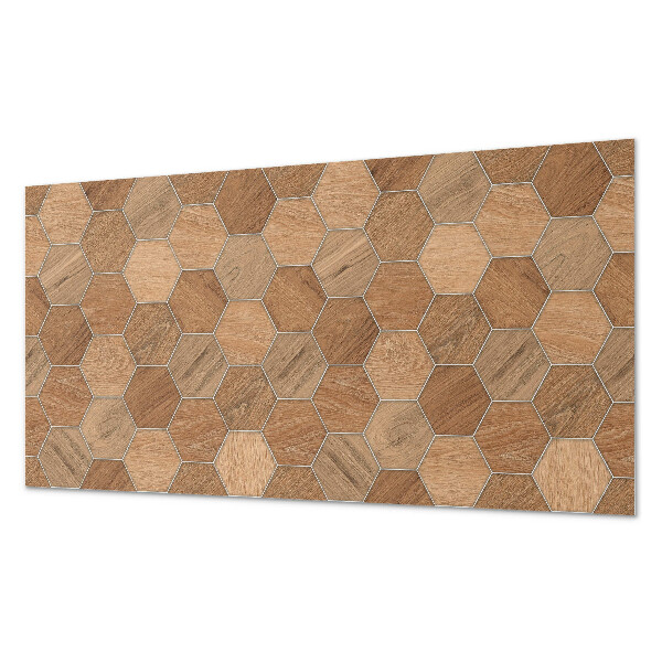 Vinyl wandpaneel Zeshoekig tegelpatroon