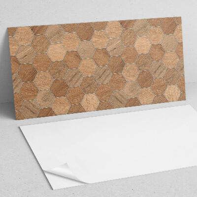 Vinyl wandpaneel Zeshoekig tegelpatroon