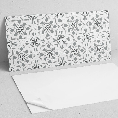 Vinyl wandbekleding Patroon met bloemmotieven