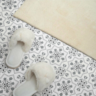 Vinyl wandbekleding Patroon met bloemmotieven